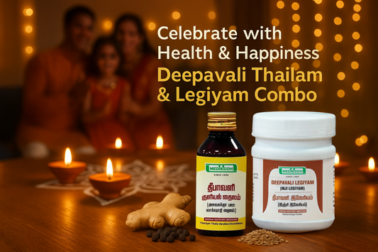 Deepavali Thailam and Legiyam Combo Exploring the All Natural Herbs Advantage in Herbal Store Online