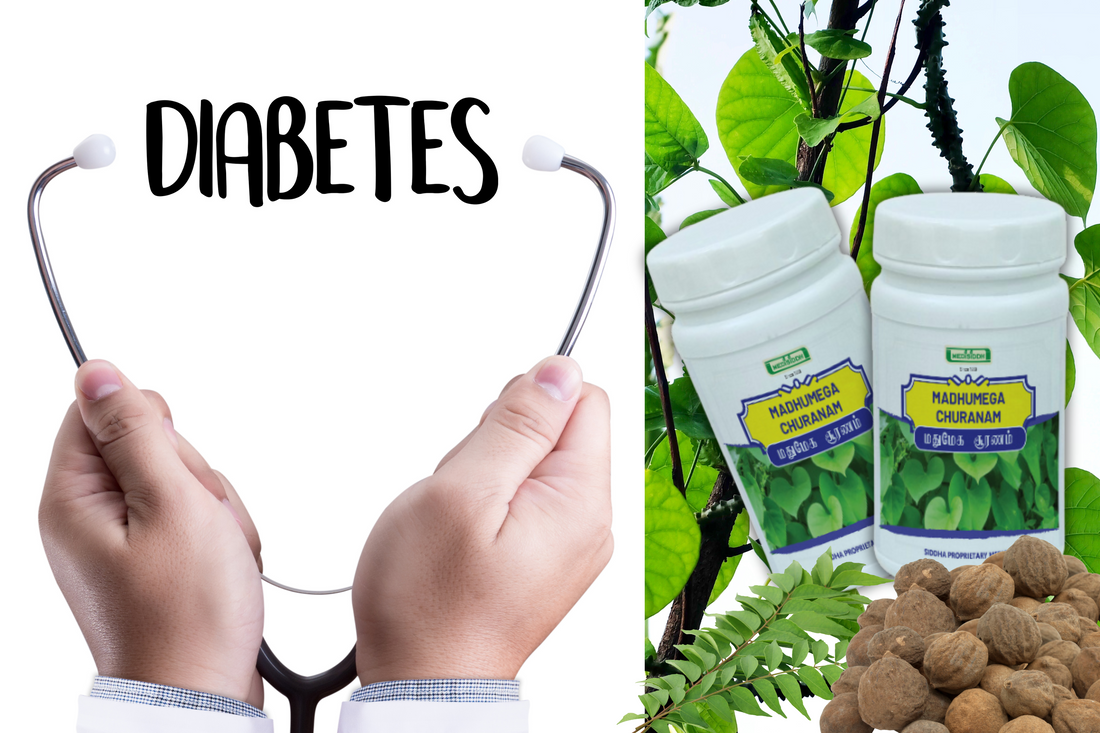 "நீரிழிவு மேலாண்மையில் சித்தா மற்றும் ஆயுர்வேதத்தின் ஒருங்கிணைவை மதுமேக சூரணத்தின் மூலம் ஆராய்வோம்"