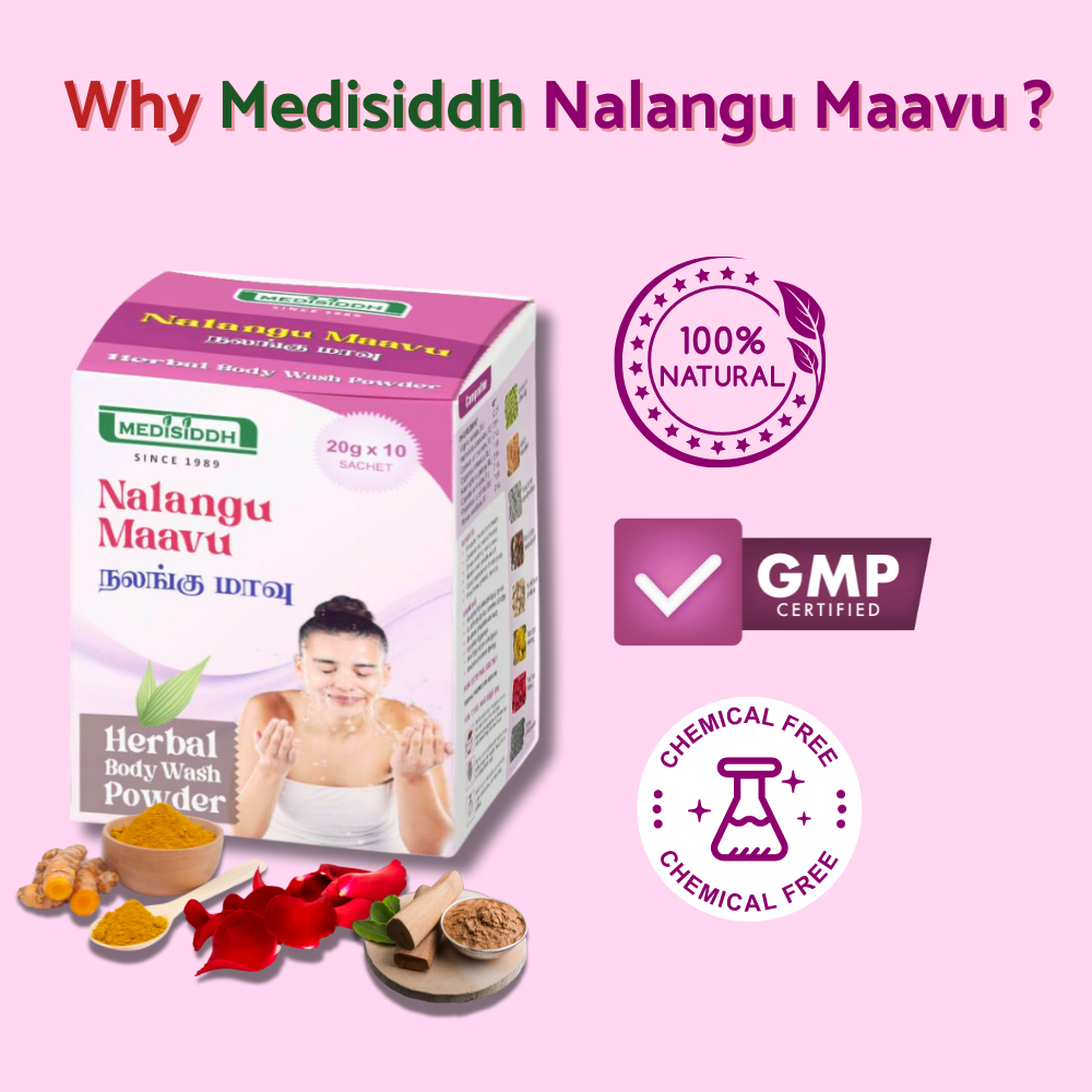 Nalangu maavu / Herbal bath powder / uptan powder / sunni pindi (20g x 10 Sachet)