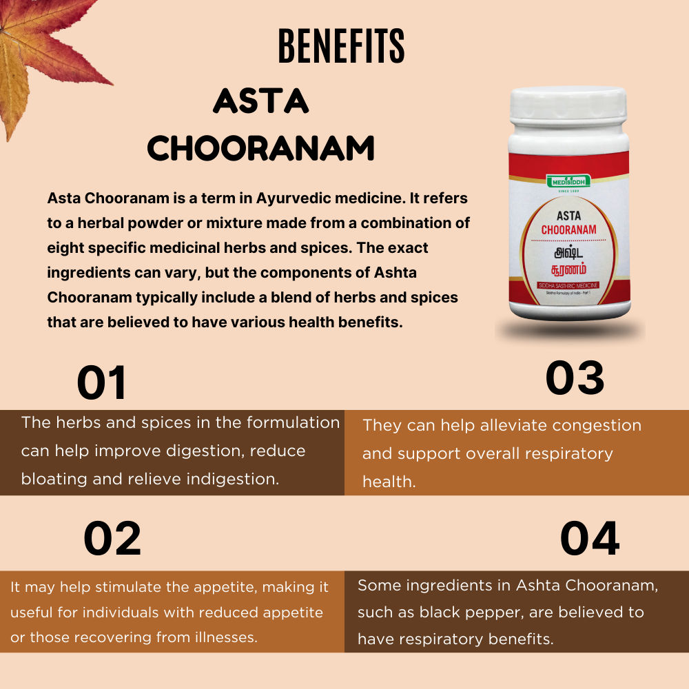 Asta Chooranam - ashta