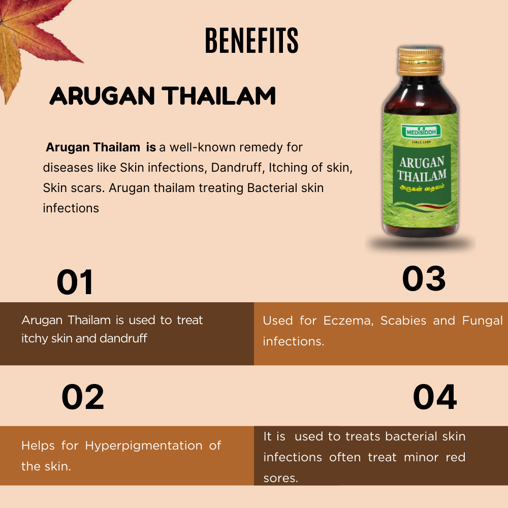Arugan thailam / (durva grass)