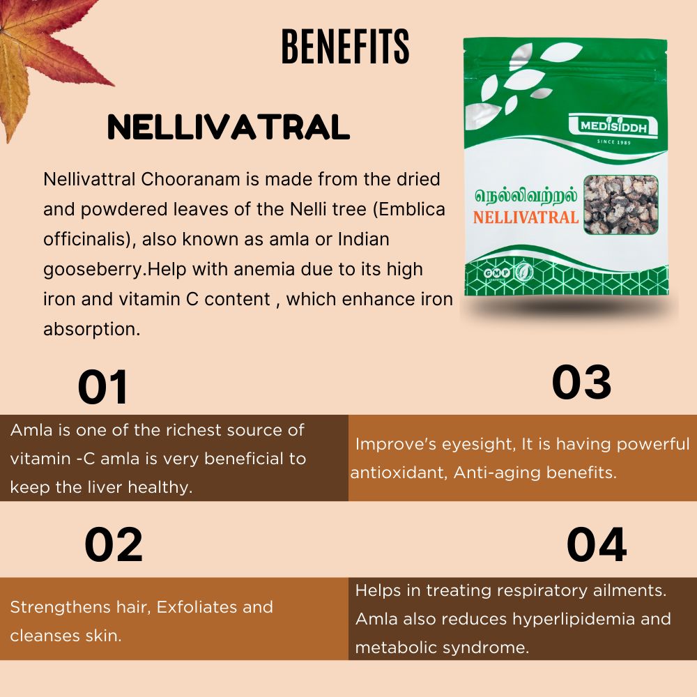 Nellivatral Chooranam / (amla) Indian gooseberry Powder