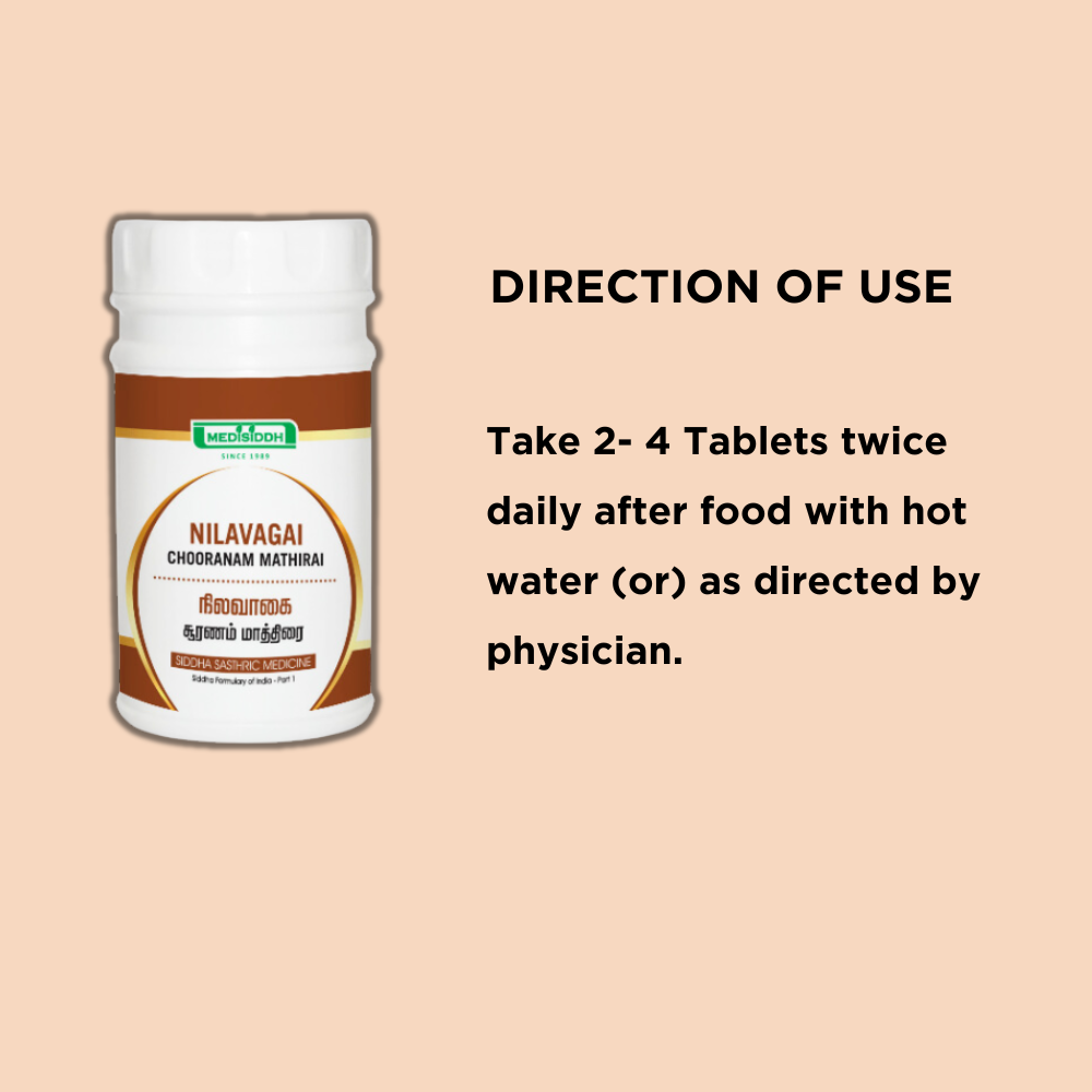 Nilavagai Chooranam Tablet / East Indian Senna