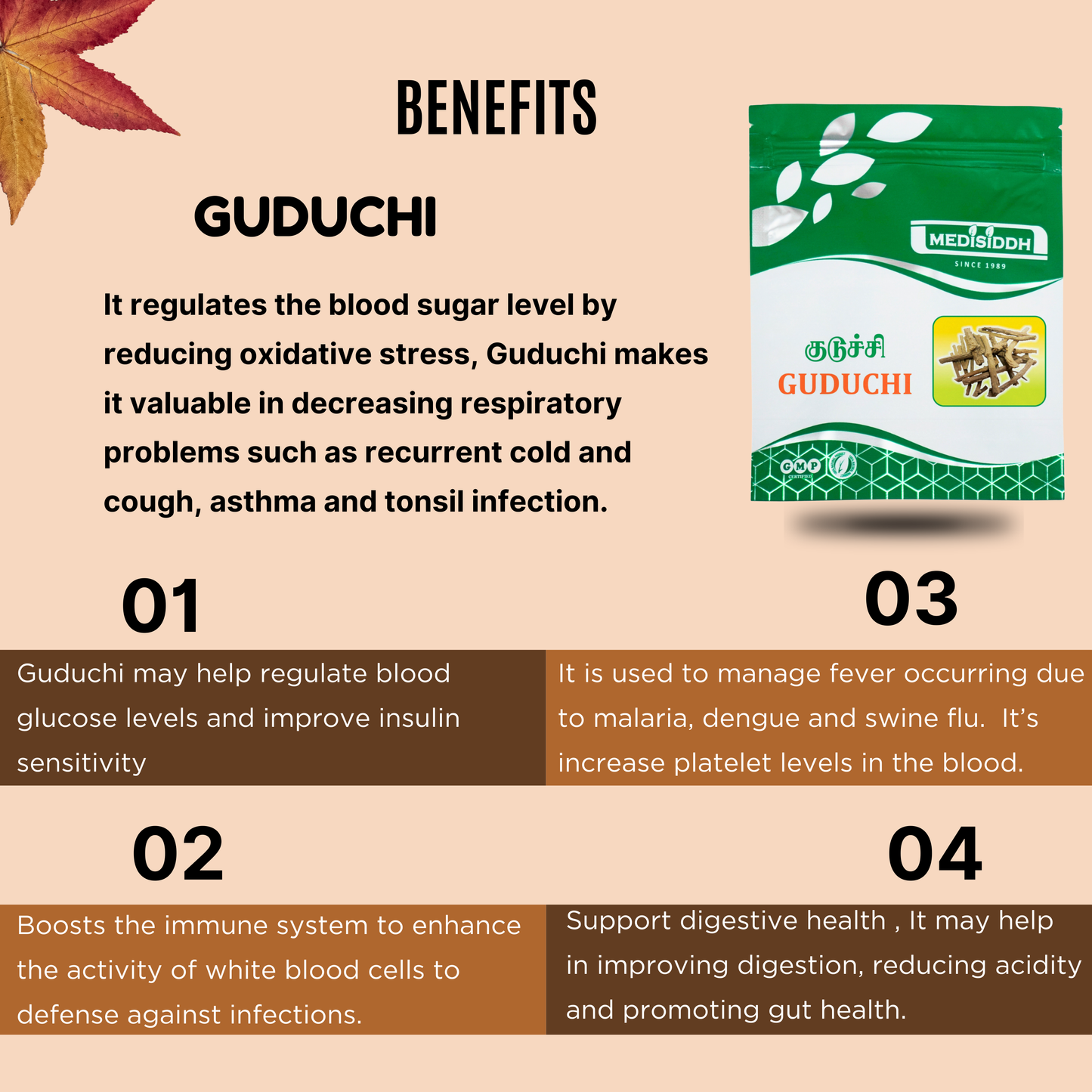 Guduchi Chooranam / Tinospora Cordifolia chooranam -( Giloi )