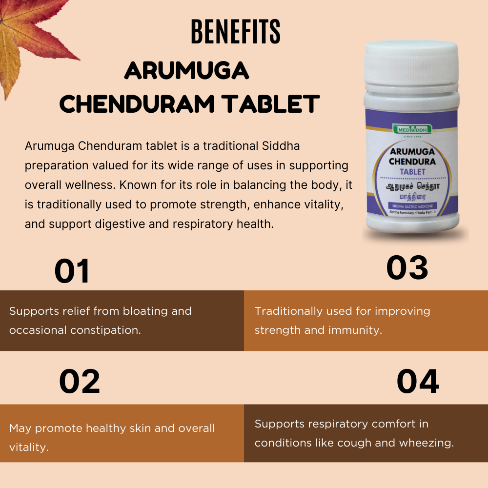 Arumugam chenduram tablet