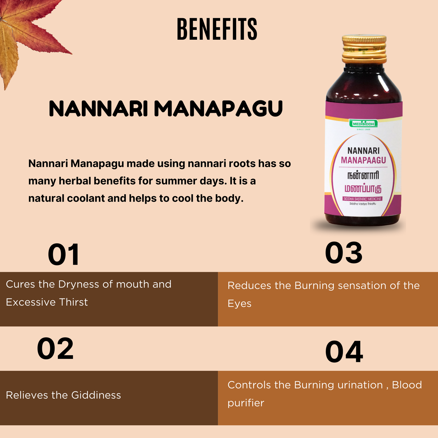 Nannari Manapagu / Indian Sarsaparilla Syrup