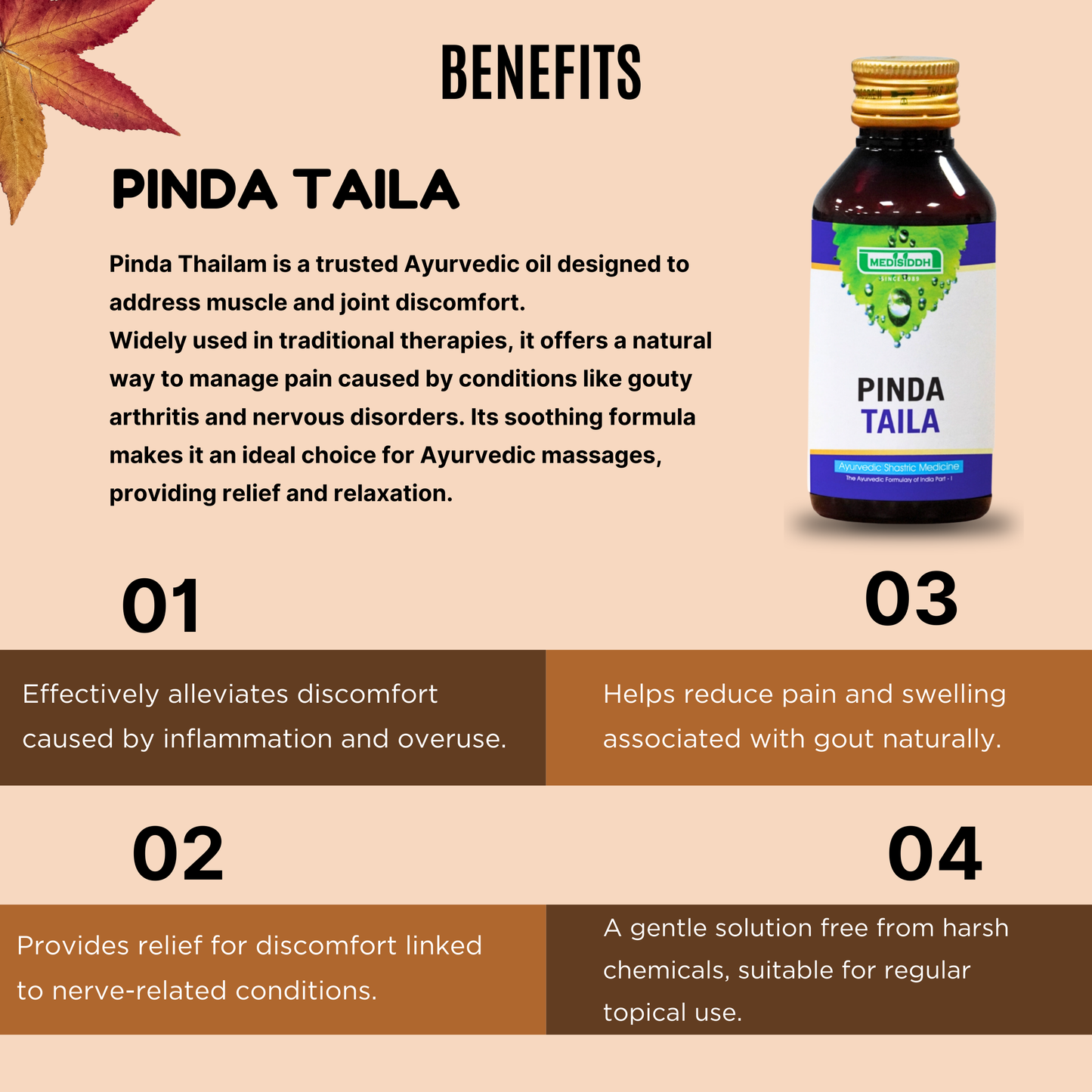 Pinda thailam - (pinda oil)