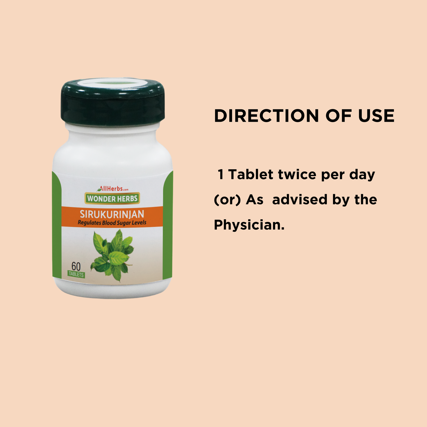 Diabetex Capsule 60 No's + Naavalkottai Tablet 60 No's + Sirukurinjan Tablet 60 No's -Diabetes Combo - AH