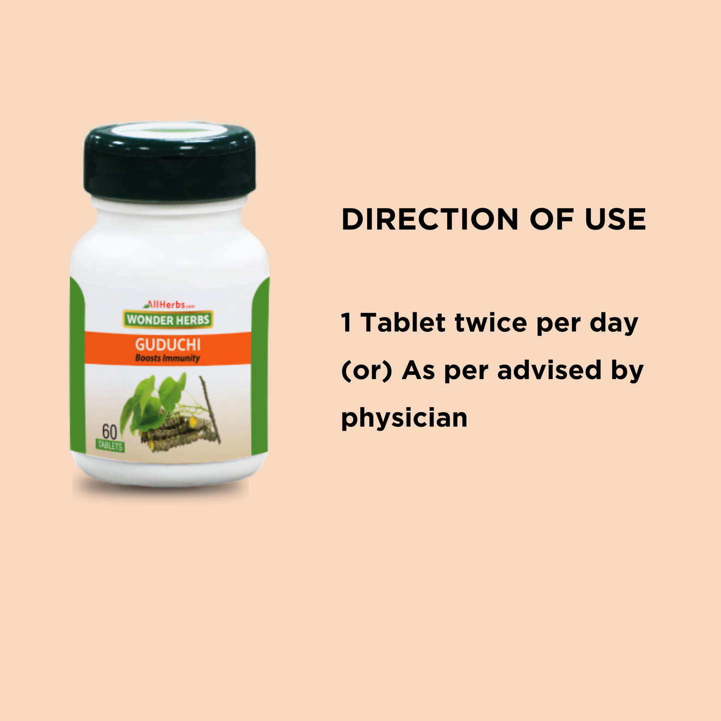 Guduchi Tablet - AH /Tinospora Cordifolia Tablet -(Giloi)