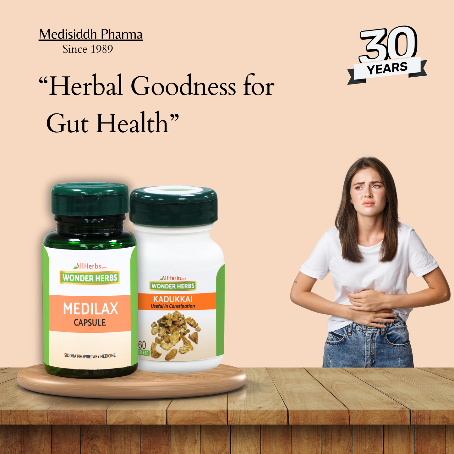 Kadukkai Tablet 60 no's + Medilax Capsule -60 No's -Combo - AH
