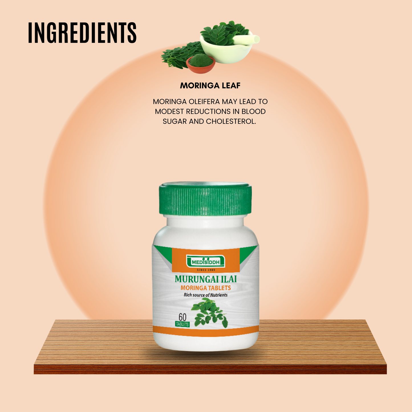 Moringa Tablet / drumstick - (horseradish tree)Tablet