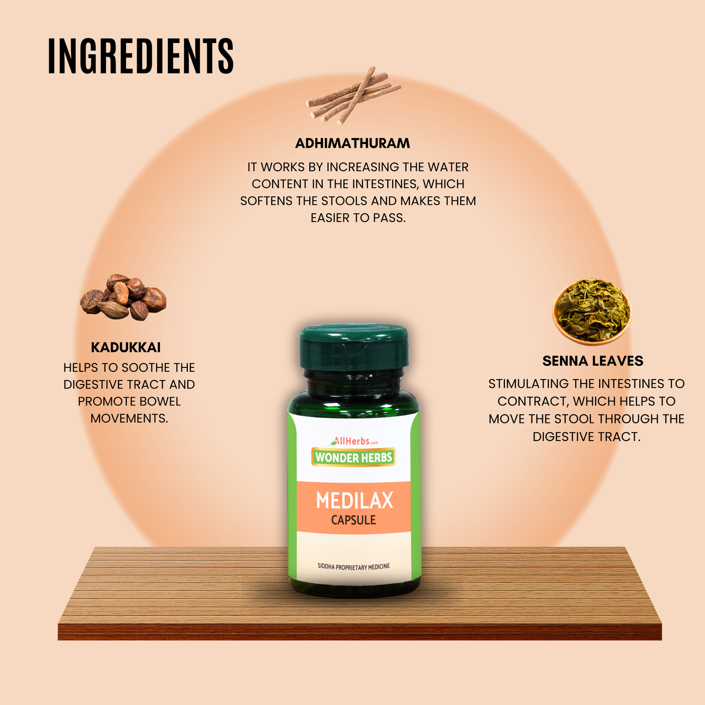 Kadukkai Tablet 60 no's + Medilax Capsule -60 No's -Combo - AH