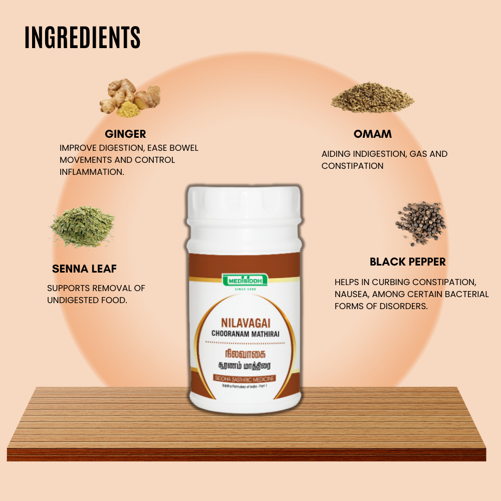 Nilavagai Chooranam Tablet / East Indian Senna