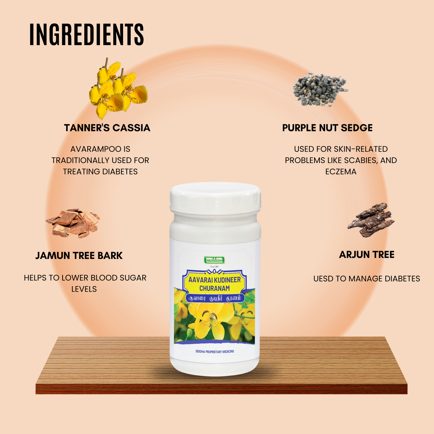 Aavarai Kudineer Chooranam / avaram poo