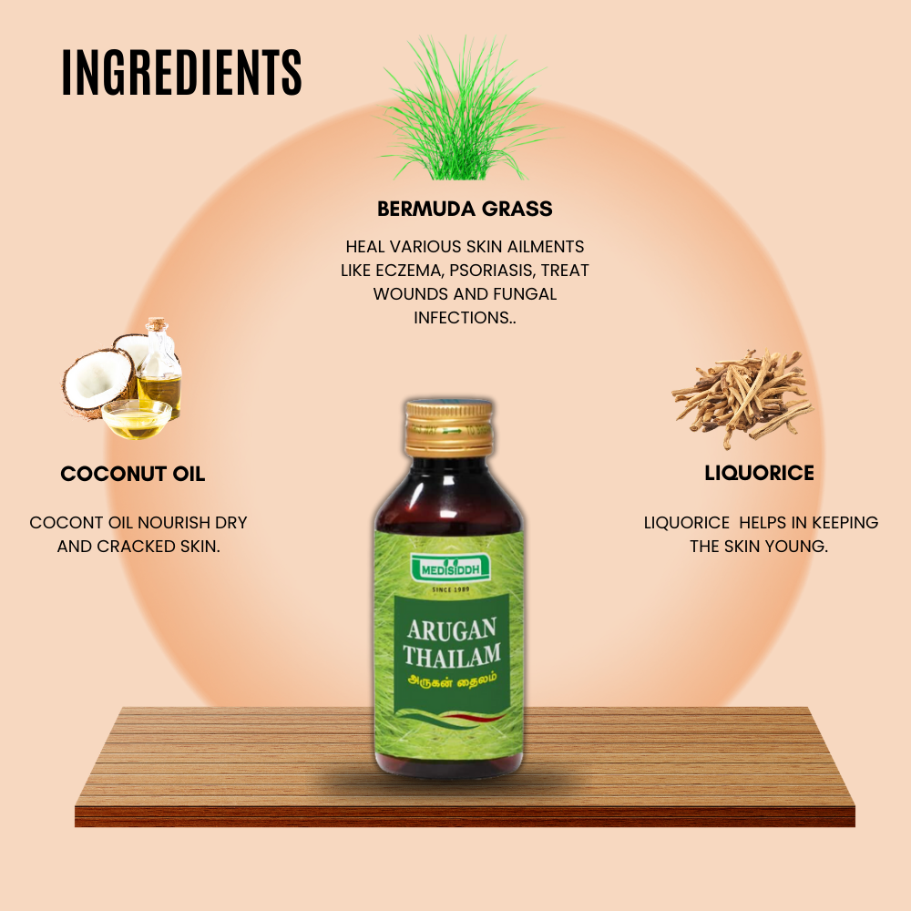 Arugan thailam / (durva grass)