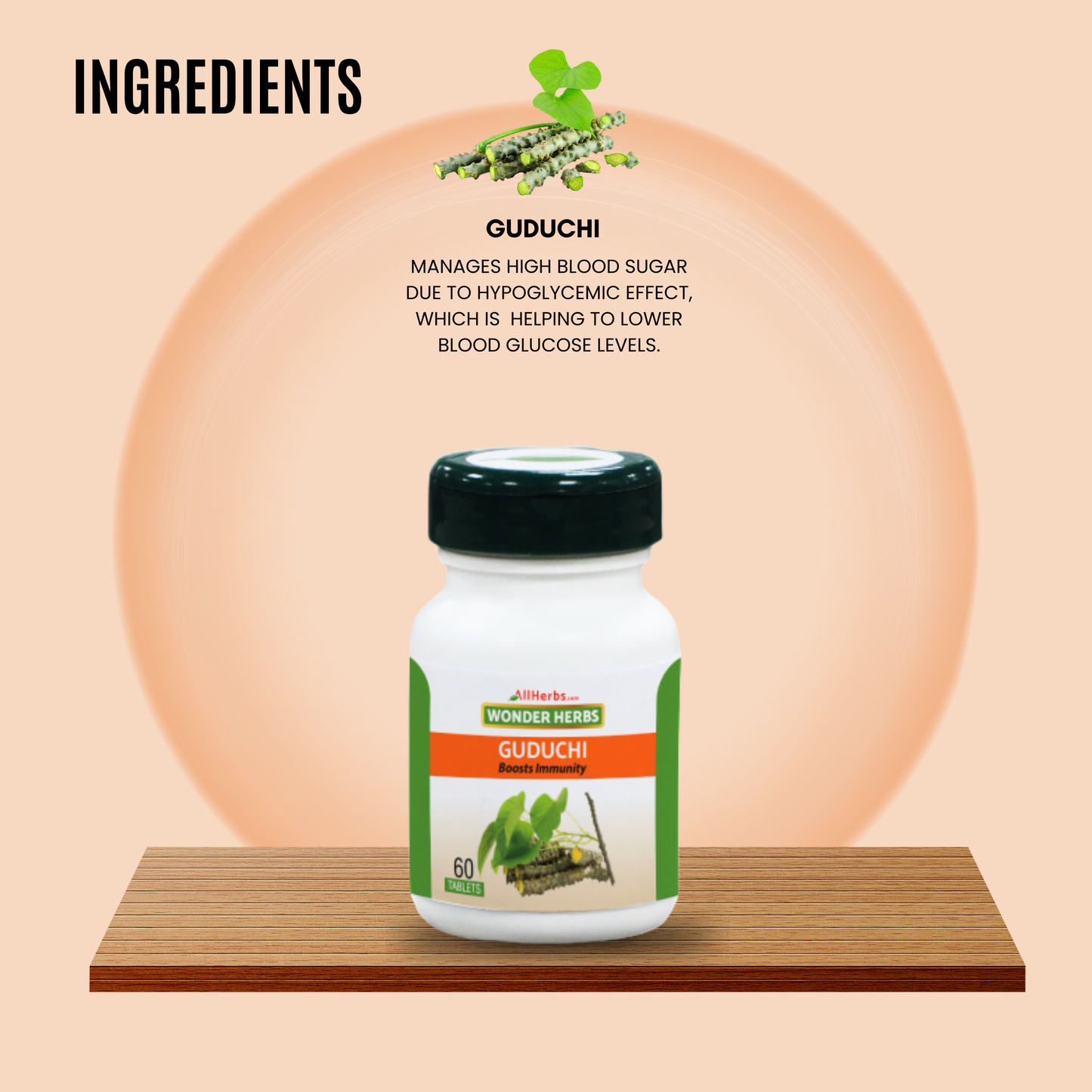 Guduchi Tablet - AH /Tinospora Cordifolia Tablet -(Giloi)