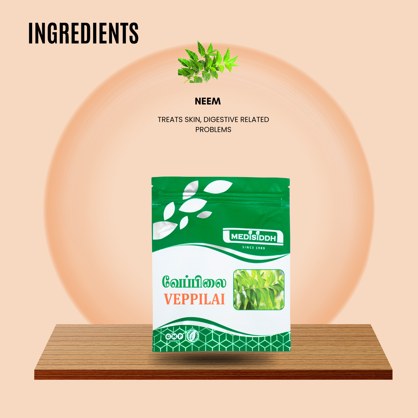 Veppilai Chooranam - Neem Powder (neem leaves powder)