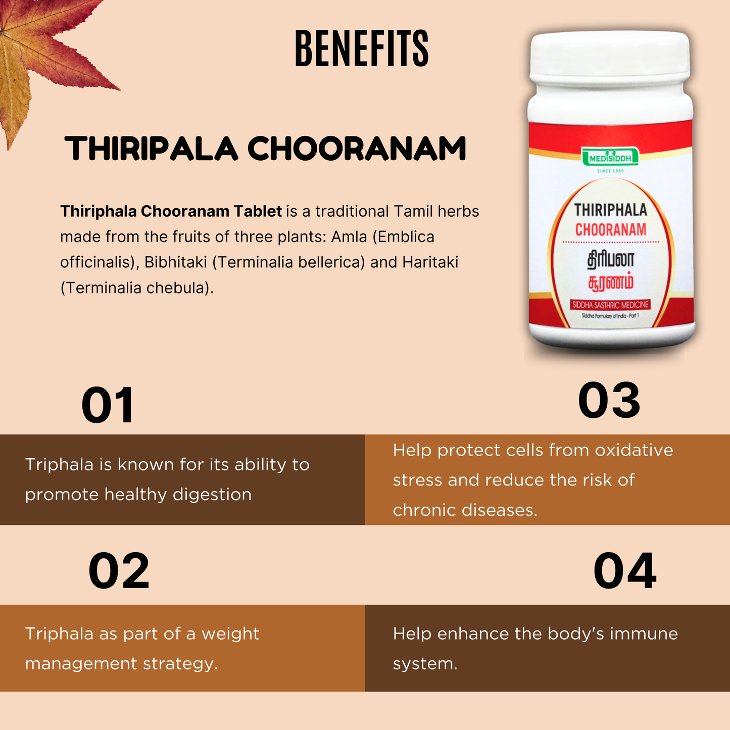 Thiriphala Chooranam / Churna