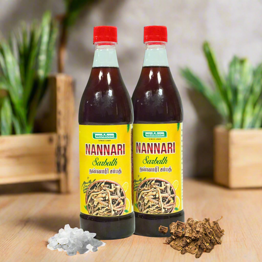 Nannari Sarbath(Pack of 2)(Nannari Syrup)