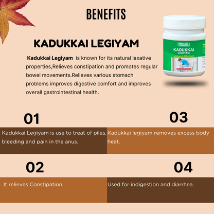 Kadukkai Legiyam / Chebulic Myrobalan - (haritaki)