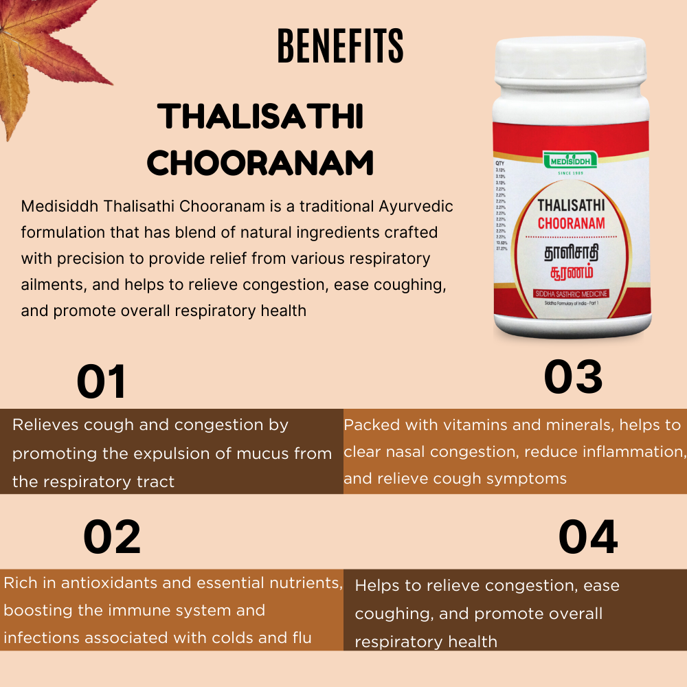 Thalisathi Chooranam /Talisapatradi  powder -(Talisadi Churna)