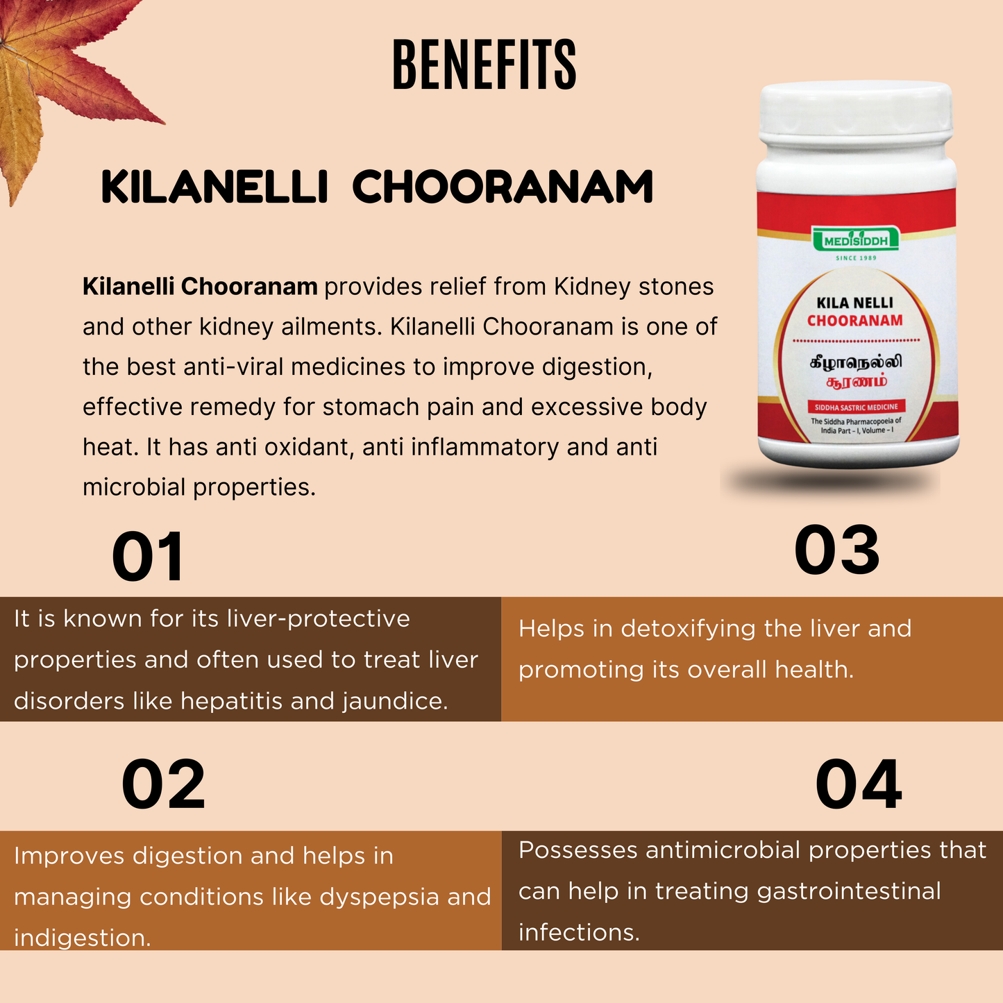 Kila Nelli Chooranam / Bhumi Amla  Powder