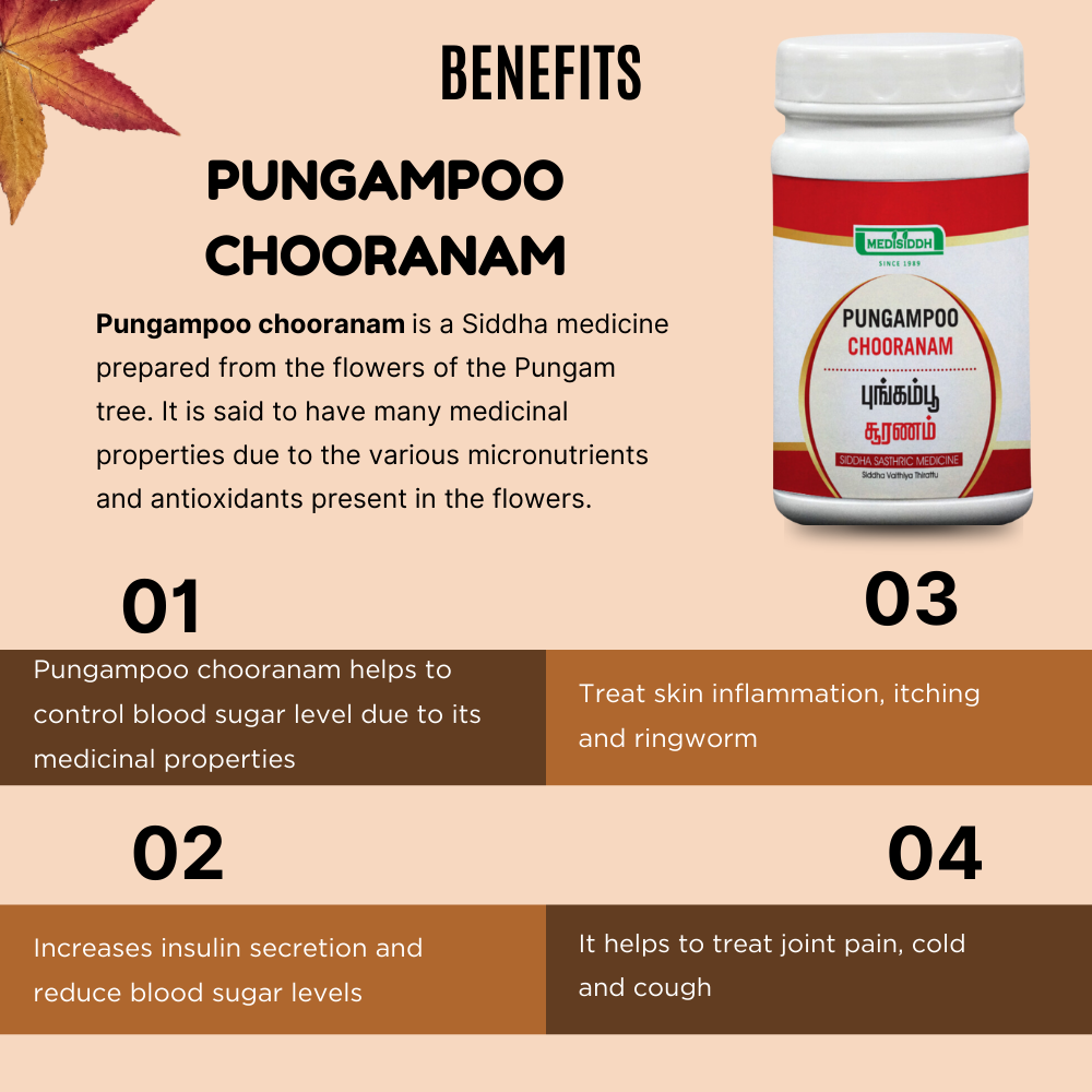 Pungampoo Chooranam / Pongamia Pinnata
