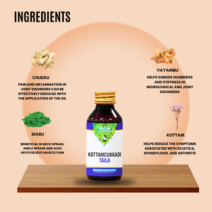 Kottamcukkadi Thailam - (kottamchukkadi oil)